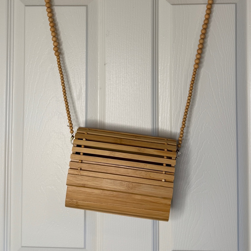Elegant bamboo summer Women's Bag
